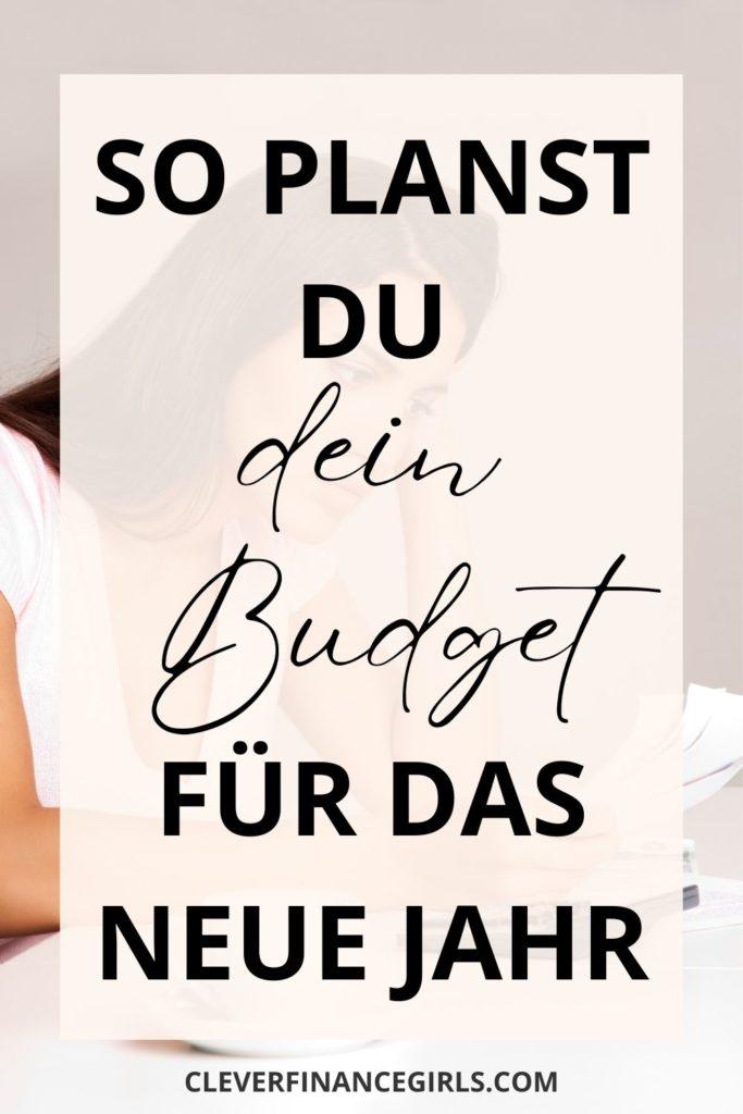 Dein Budget für das neue Jahr planen