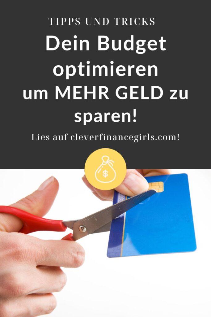 Dein Budget optimieren