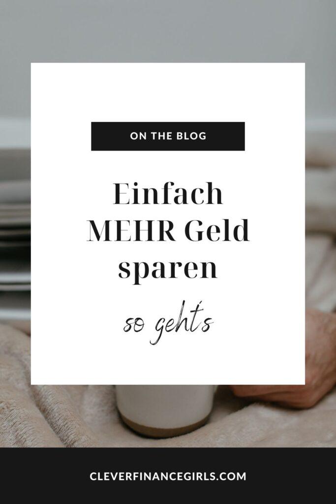 Einfach Geld sparen